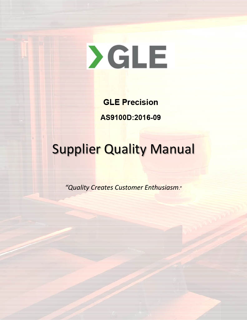 Supplier Quality Manual Hyperion Materials & Technologies