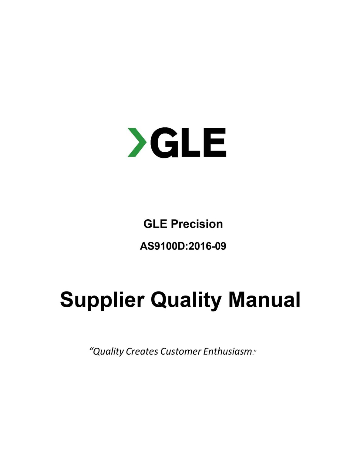 Supplier Quality Manual Hyperion Materials & Technologies